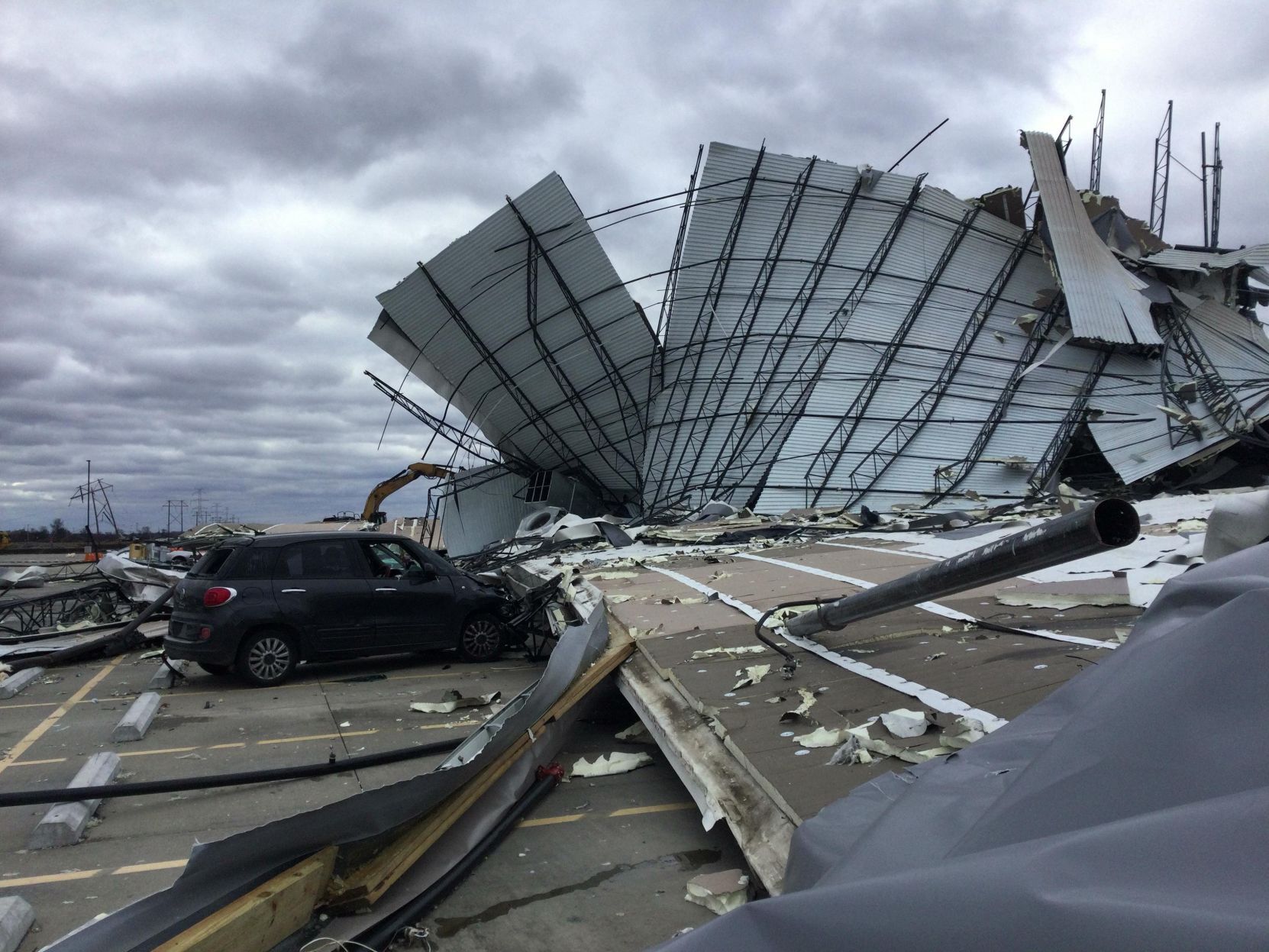 Amazon tornado damage assessment photos
